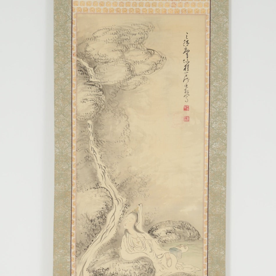 京都表具協同組合「SENSE of 京表具」掛け軸  観音様 衣川 充洋 Kinugawa Mitsuhiro