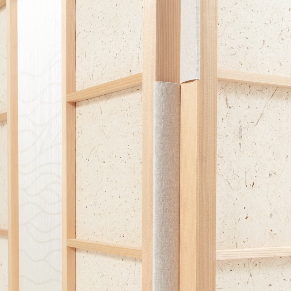 京都表具協同組合「SENSE of 京表具」 屏風 京つづれ「二重」GENGORO BRAND 田中 善茂 Tanaka Yoshishige
