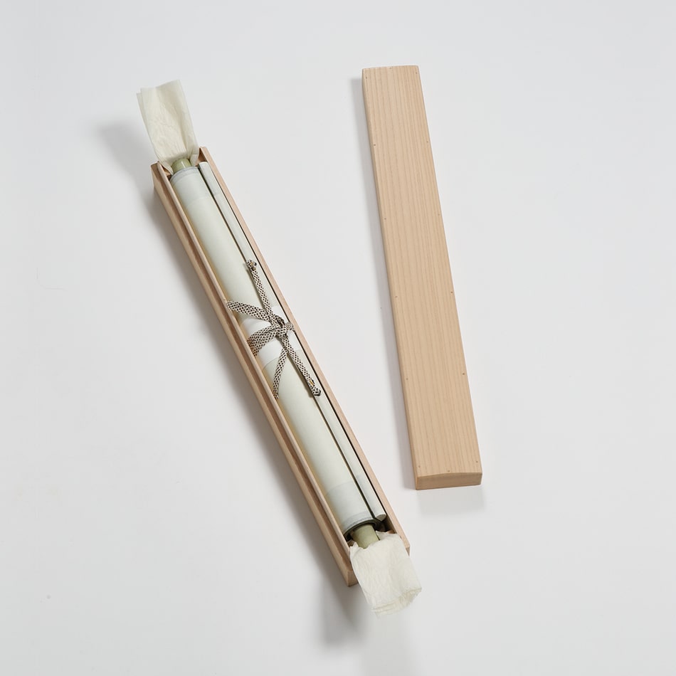 京表具 宮岸 篤史 Miyagishi Atsushi 古代文字アート 櫻 掛け軸