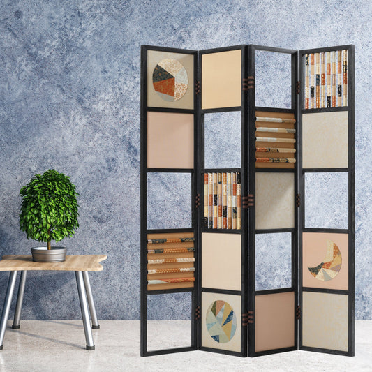 京都表具協同組合「SENSE of 京表具」屏風 雅の月(みやびのつき) 寺﨑 惠美子 Terasaki Emiko