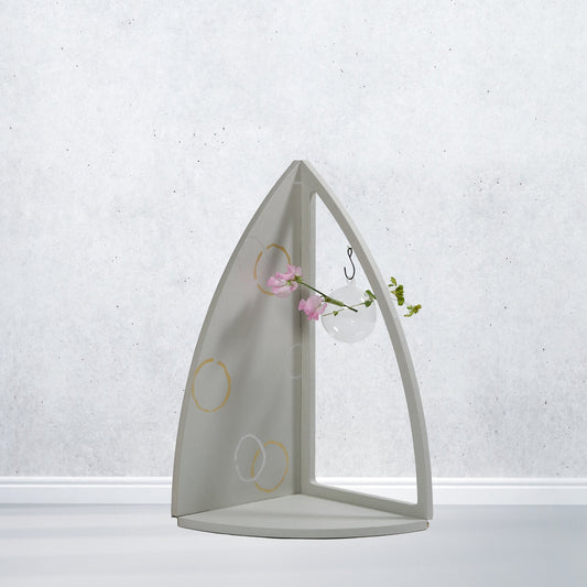 京都表具協同組合「SENSE of 京表具」屏風 遊月「輪違いに太渦」 寺﨑 惠美子 Terasaki Emiko