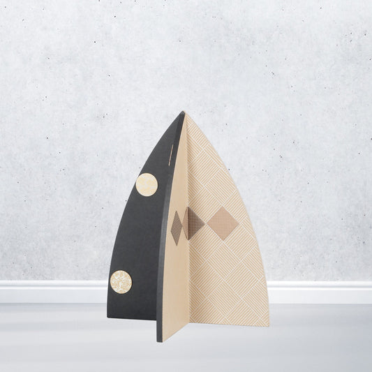 京都表具協同組合「SENSE of 京表具」オブジェ 変幻の月 寺﨑 惠美子 Terasaki Emiko