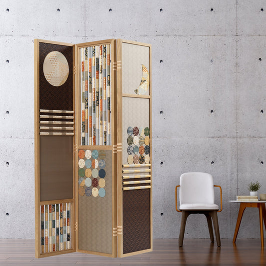 京都表具協同組合「SENSE of 京表具」屏風 立待月(たちまちづき)寺﨑 惠美子 Terasaki Emiko